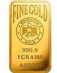 1 Gram Gold Bar (Type Varies)